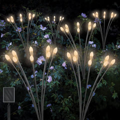 Solar Light Energy-Saving, Bright & Weather-Resistant Outdoor Lighting (Crystal Flowers Design)