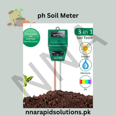 pH Soil Meter in Pakistan Test Soil pH, Moisture & Light for Healthy Plants