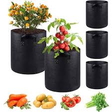 UltraGrow 15 Gallon Fabric Grow Bag  Best for Large Vegetables, Bushy Plants & Dwarf Fruit Trees