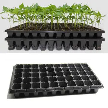 50-Hole Seedling Tray in Pakistan  Durable Plastic Nursery Tray for Vegetables, Herbs & Flowers