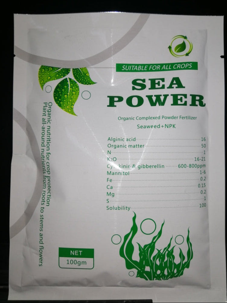 Sea Power Powder – Seaweed + NPK Water Soluble Fertilizer