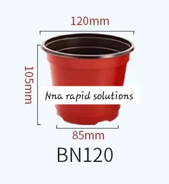 Flexible Nursery Pots (BN-120) – Premium Quality Soft Plastic Pots