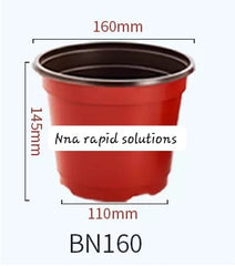 Flexible Nursery Pots (BN-160) – Premium Quality Soft Plastic Pots (with and without tray)