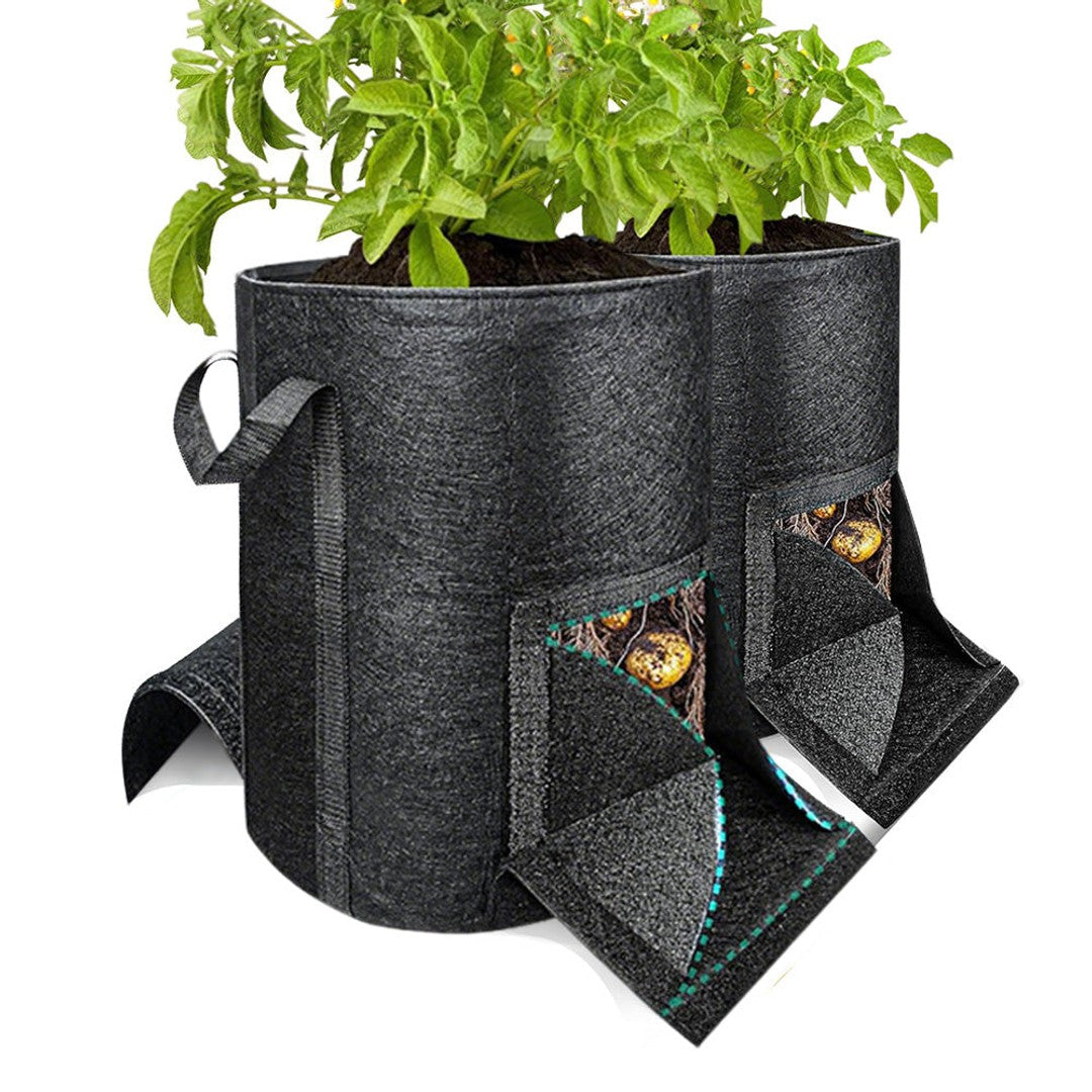 Smart Root Grow Bag with Harvest Window  Ideal for Potatoes, Carrots & Root Vegetables