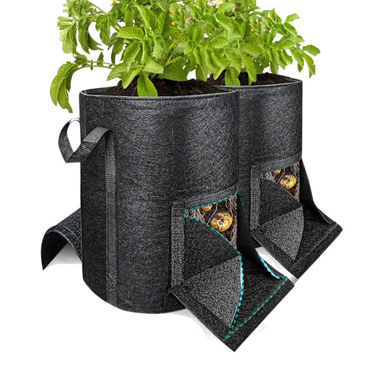 Smart Root Grow Bag with Harvest Window  Ideal for Potatoes, Carrots & Root Vegetables