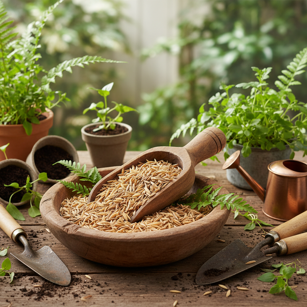 Rice Husk – Organic Soil Conditioner for Gardening