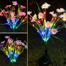Solar Light  Energy-Saving, Bright & Weather-Resistant Outdoor Lighting (Floral Design)