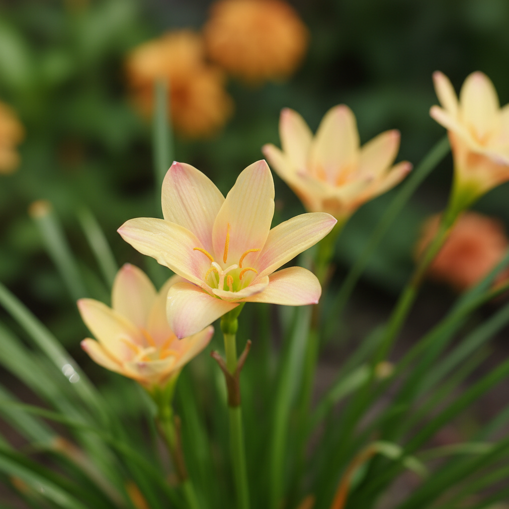 Rain Lily Hybrid Sunshine Love – Soft Yellow Blush Premium Bulb