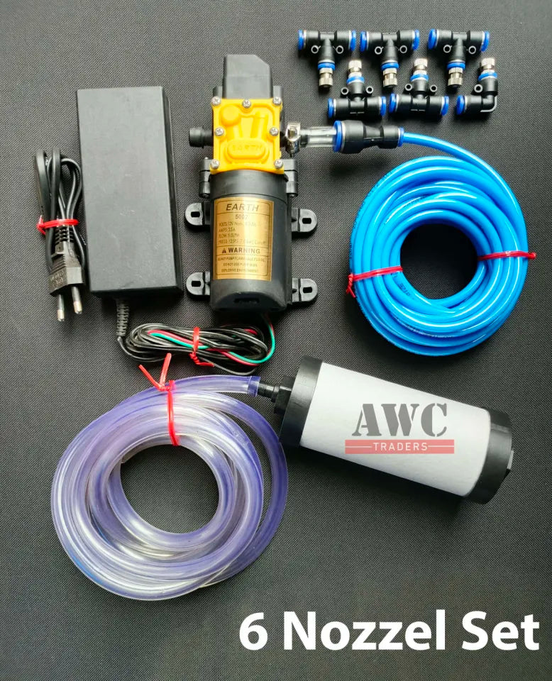 Water Mist System for Garden Cooling & Irrigation | Summer Relief Pakistan