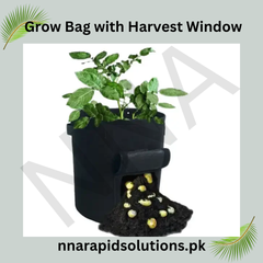 Smart Root Grow Bag with Harvest Window  Ideal for Potatoes, Carrots & Root Vegetables
