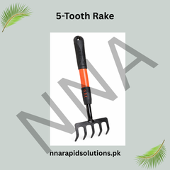 Long Handle Rake  Heavy-Duty Garden Tool