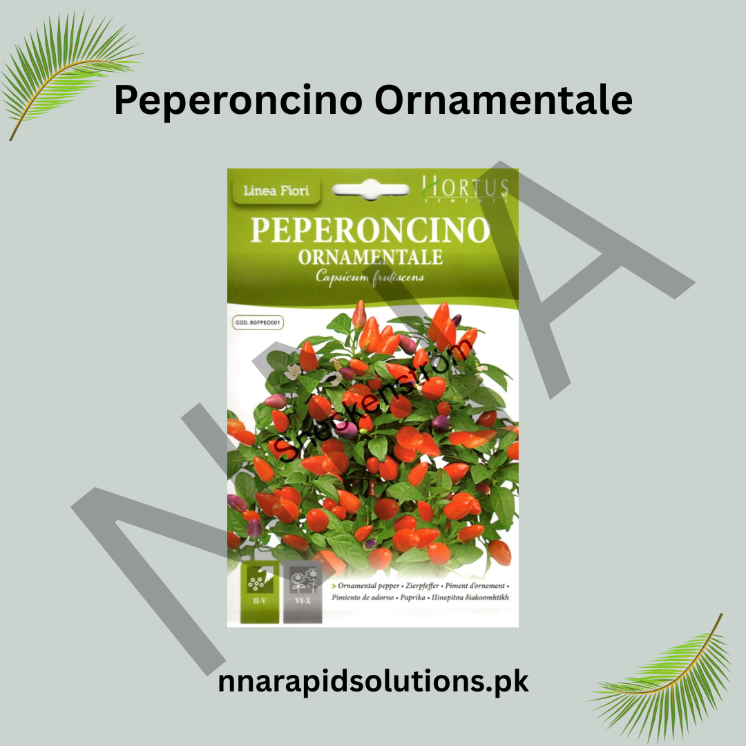 Peperoncino Ornamentale Seeds – Decorative Ornamental Chili Pepper