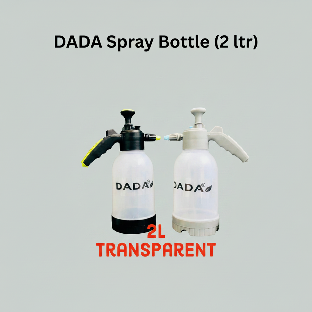 Transparent DADA Spray Bottle (2 Ltr) – Hand Pressure Garden Sprayer